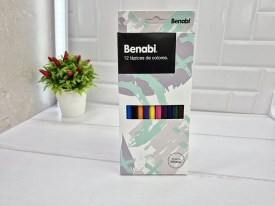 Pack 12 lapices colores largos BENABI